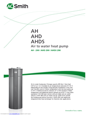 A.O. Smith AHD 290 Technical Specifications