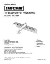Craftsman 486.24537 Owner's Manual