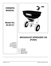 Agri-Fab 45-02141 Owner's Manual