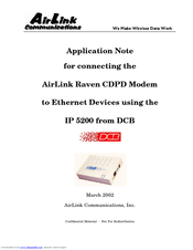 AirLink Communications 5200 Application Note