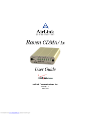 AirLink Communications Raven CDMA/1x User Manual