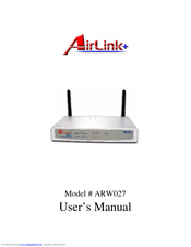 Airlinkplus ARW027 User Manual