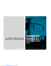 Airstream INTERNATIONAL CCD 2007 Owner's Manual