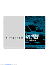 Airstream NTERSTATE Owner's Manual