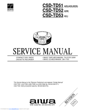 Aiwa CSD-TD53 Service Manual