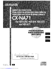 Aiwa NSX-A74 Operating Instructions Manual