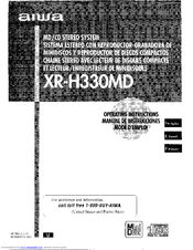 Aiwa XR-H330MD Operating Instructions Manual