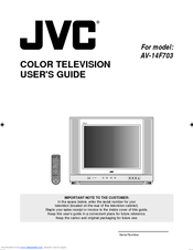 JVC AV-14F703 User Manual
