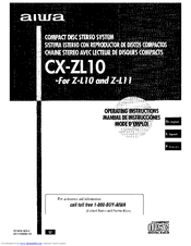 Aiwa Z-L10 Operating Instructions Manual