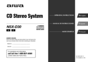 Aiwa NSX-D30 Operating Instructions Manual
