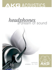 AKG surround headphones User Manual