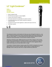AKG LC Specification Sheet