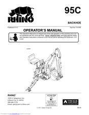 RHINO RHINO 95C Operator's Manual