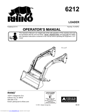 RHINO 6212 Operator's Manual