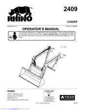 RHINO RHINO 2409 Operator's Manual