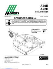 Alamo A72B Operator's Manual