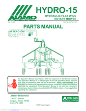 Alamo Industrial HYDRO Hydro 15 Parts Manual