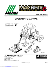 Alamo Industrial Machete 2 Operator's Manual
