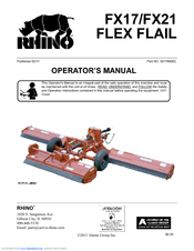 RHINO RHINO FX17 Operator's Manual