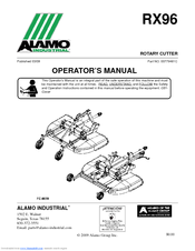 Alamo RX96 Operator's Manual
