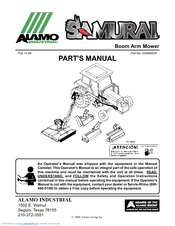 Alamo Industrial SAMURAI 02986950P Parts Manual