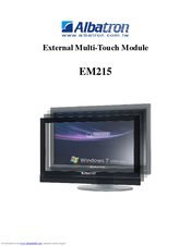Albatron EXTERNAL MULTI TOUCH MODULE EM215 User Manual