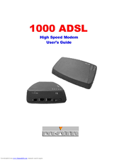 Alcatel 1000 ADSL User Manual