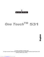 Alcatel One Touch 531 Owner's Manual
