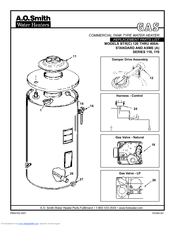 A.O. Smith BTR 200A Replacement Parts List Manual