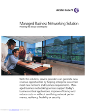 Alcatel-Lucent Managed Business Networking Solution Brochure