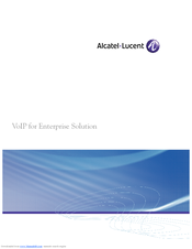 Alcatel-Lucent VoIP for Enterprise Brochure