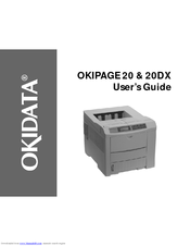 OKIDATA OKIPAGE 20 DX User Manual