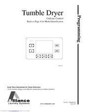 Alliance Laundry Systems TMB1276C Programming Manual