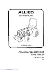 Buhler Allied 195 Assembly, Operator's And Parts Manual