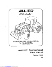 Buhler Allied 795HSL Assembly, Operator's And Parts Manual
