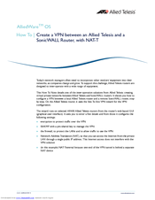 Allied Telesis AlliedWare NetScreen Routers Network Manual