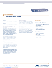 Allied Telesis AT-TN7100 User Manual