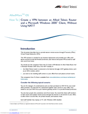 Allied Telesis VPN Brochure