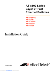 Allied Telesis AT-8500 Series Installation Manual
