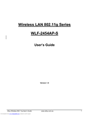 Alloy WLF2454AP-S User Manual