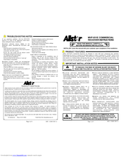 Allstar MVP-831E User Manual