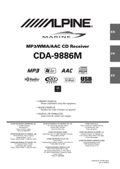 Alpine 68-12118Z86-B Owner's Manual