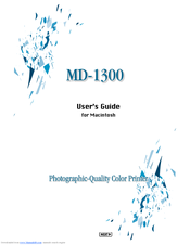 Alps Electric MD-1300 User Manual