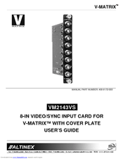 Altinex V-MATRIX VM2143VS User Manual