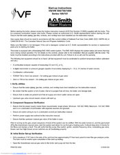 A.o. Smith VB/VW 500/750/1000 Start-Up Instructions