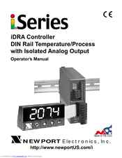 Newport iDRA Controller DIN Rail Temperature/Process with Isolated Analog Output iSeries Operator's Manual