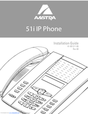 Aastra 51I IP PHONE - Installation Manual
