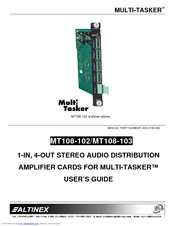 Altinex MULTI-TASKER MT108-103 User Manual