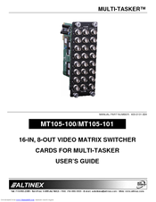 Altinex MULTI-TASKER MT105-101 User Manual