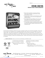 Alto-Shaam HSM-38/3S Specification Sheet